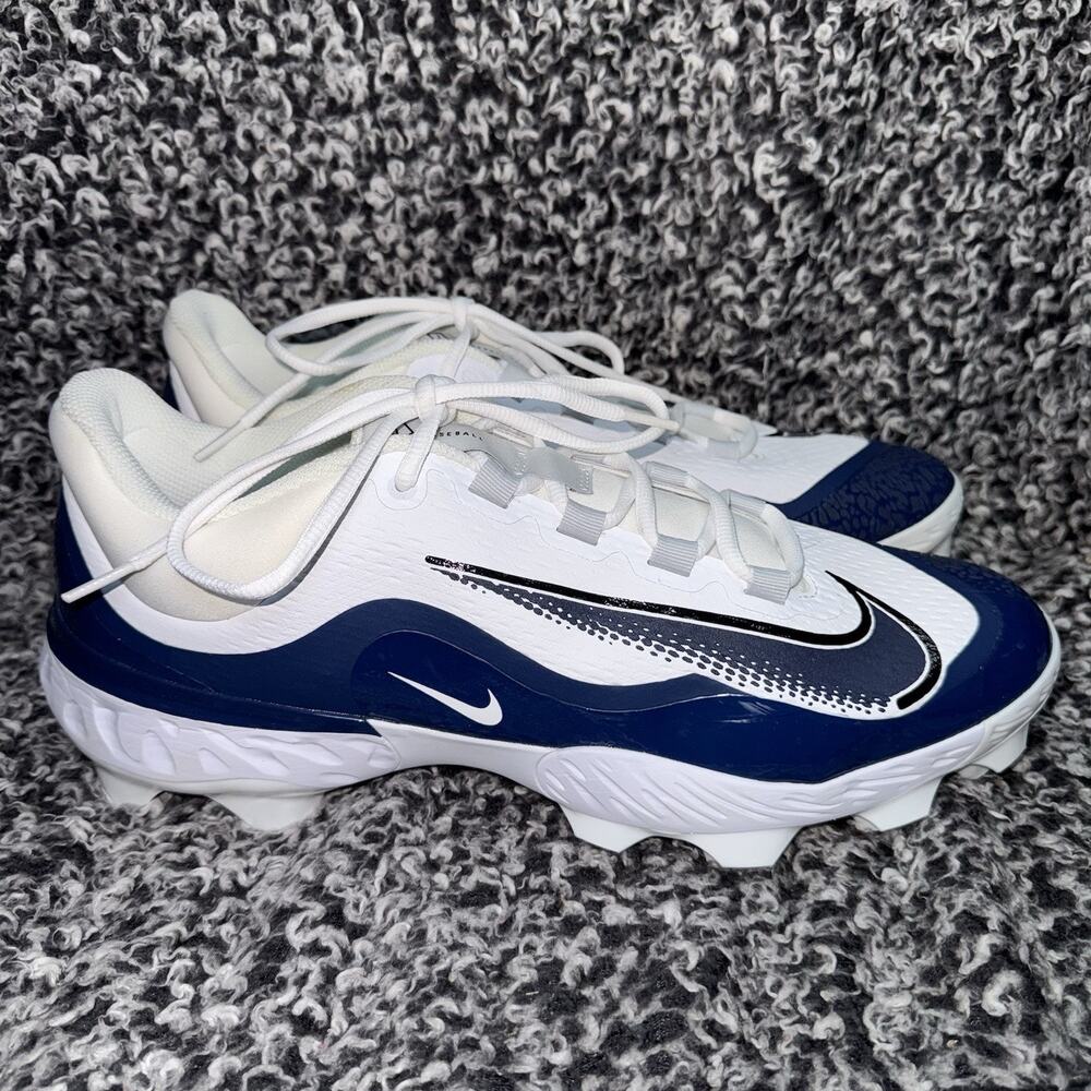 Nike Alpha Huarache Elite 4 Low Baseball Cleats Navy Men's 14